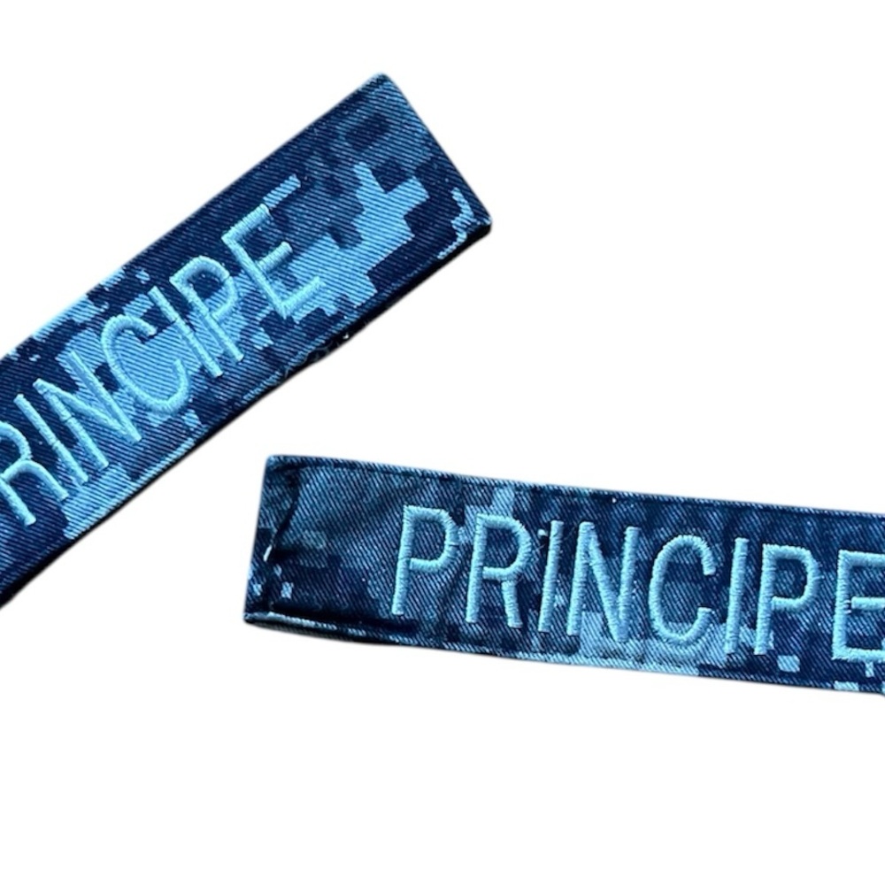 USN NWU Type 1 Uniform Name Tape Patch Principe Discontinued Authentic Military